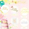 6PCS Happy Birthday Cake Toppers – Acrylic Glitter DIY Cake Decorations, 3.94"x3.15"